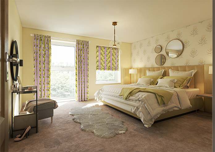 Miami, Yellow - Made To Measure Curtains - Image 8